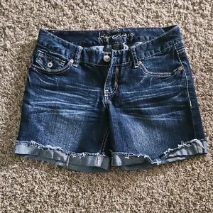 Ariya Dark Blue Jean Shorts